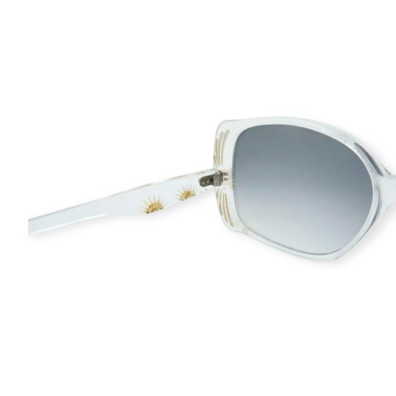 Vintage Clear Oversized Sunglasses Plaza Model 9/001 Size 56  display picture 3