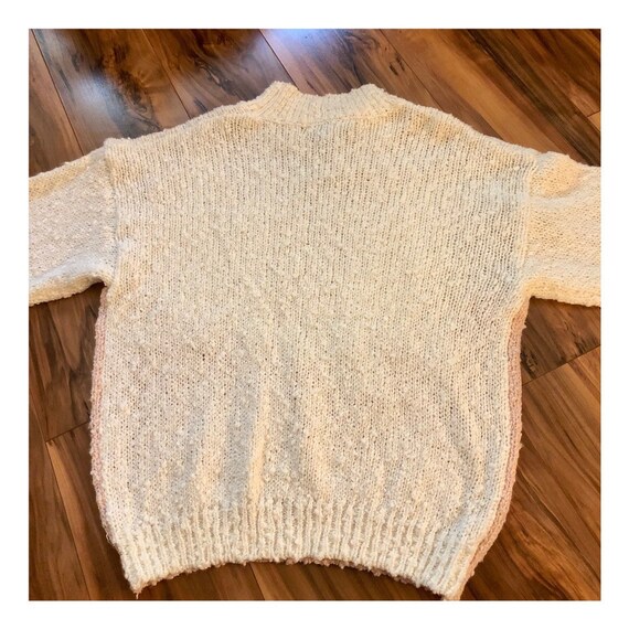 1980’s Vintage Cozy Knit Sweater , Medium / Large - image 3