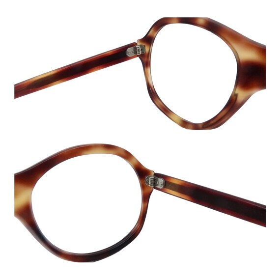 Great Vintage 1970s Brown Eyeglass Frames, Unisex… - image 4