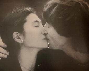 ジョン・レノンとオノ・ヨーコのビンテージポスター ダブル