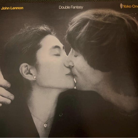 John Lennon & Yoko Ono Double Fantasy LP, 1980 US Pressing, Geffen