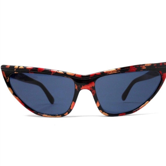 Vintage French Cateye/Angular Sunglasses, Extreme… - image 2