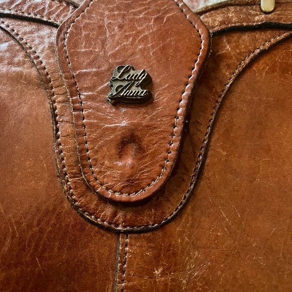 1970’s Italian Leather Purse by Lady Anna, Brown - image 3