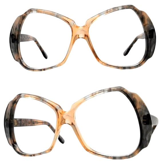 Vintage 1970’s Oversized Sunglasses Frames, Made … - image 2