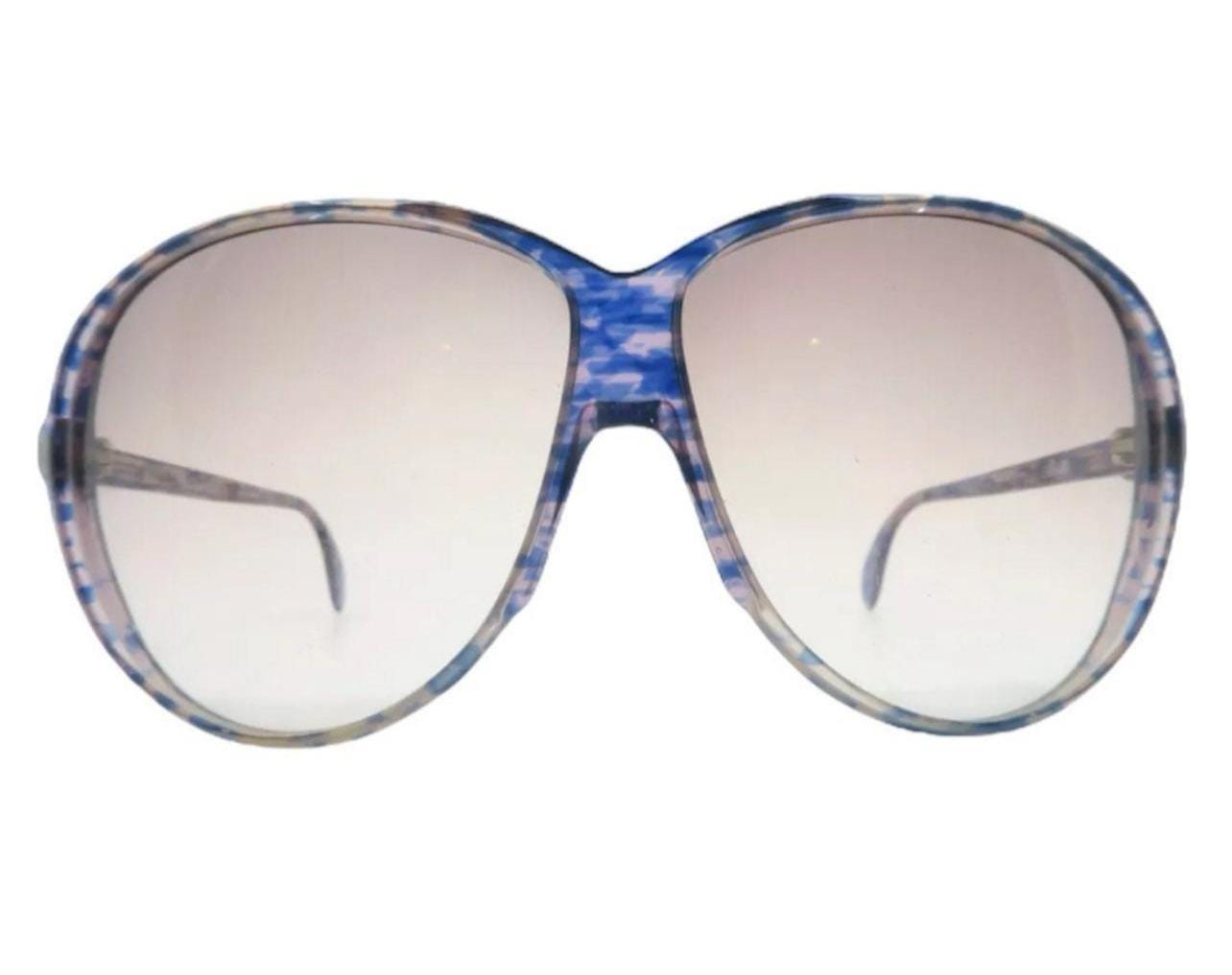 1970’s Silhouette Sunglasses, Mod 597, Oversized & Fab!, Made in Austria NEW VINTAGE SILHOUETTE MOTHER OF PEARL DECOR 18KT GOLD 70S  main image 3