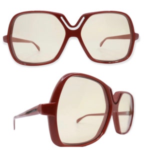 1970’s Silhouette Austria Colorblock Sunglasses, Oversized, Mod 89, Deadstock 1970 main image 2