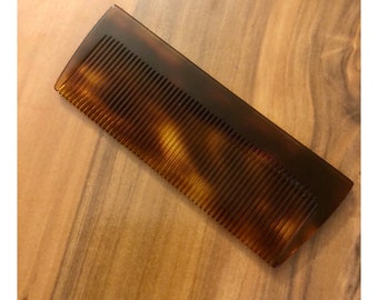 Vintage 1960’s Fine Tooth Salon Comb, Pocket or Purse Comb, Made in France, Deadstock