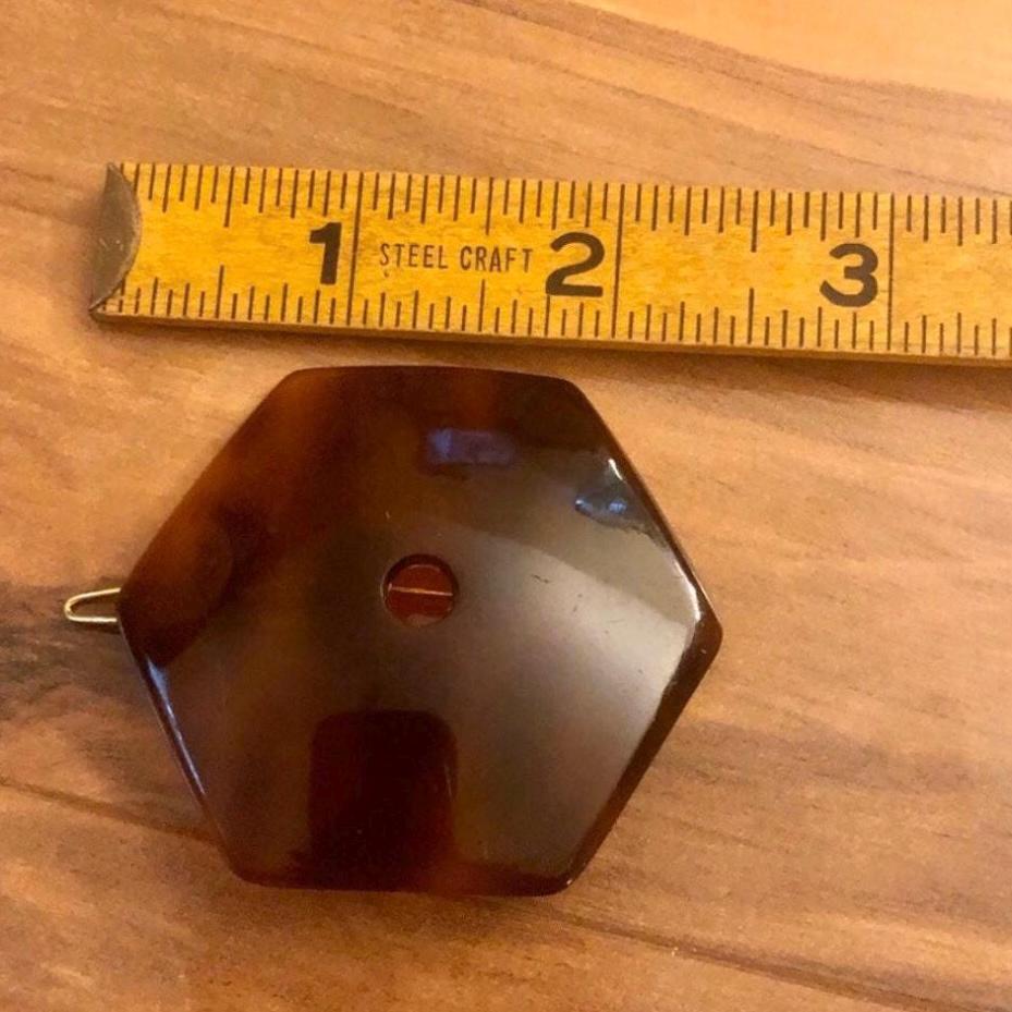 Alexandre De Paris Vintage Barrette in a Large Angular Shape  display picture 3