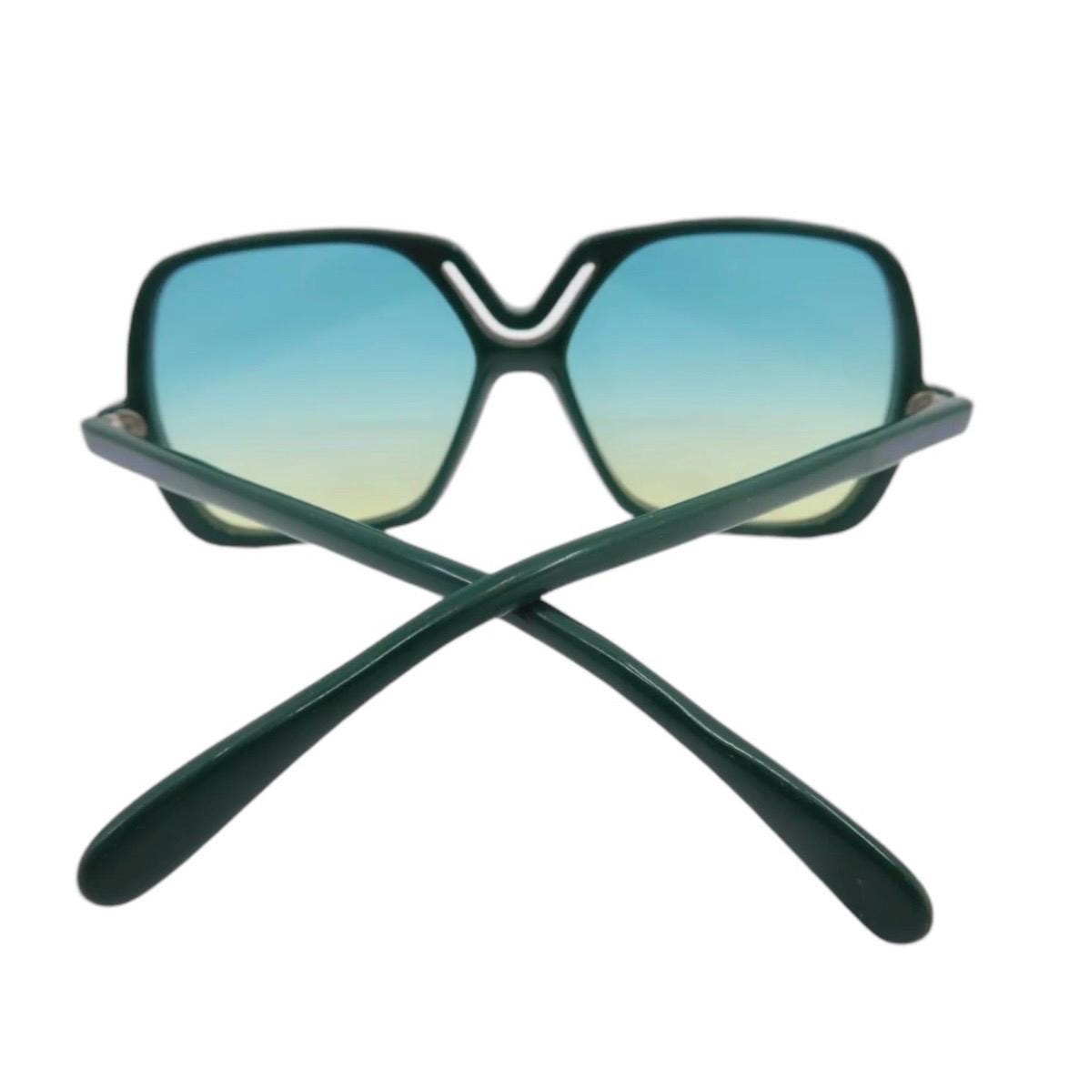 Silhouette Stylish Green Sunglasses - Like new - vintage style Silhouette M 8047 / 40 V 6054 Vintage 90s Sunglasses – Ed  main image 3