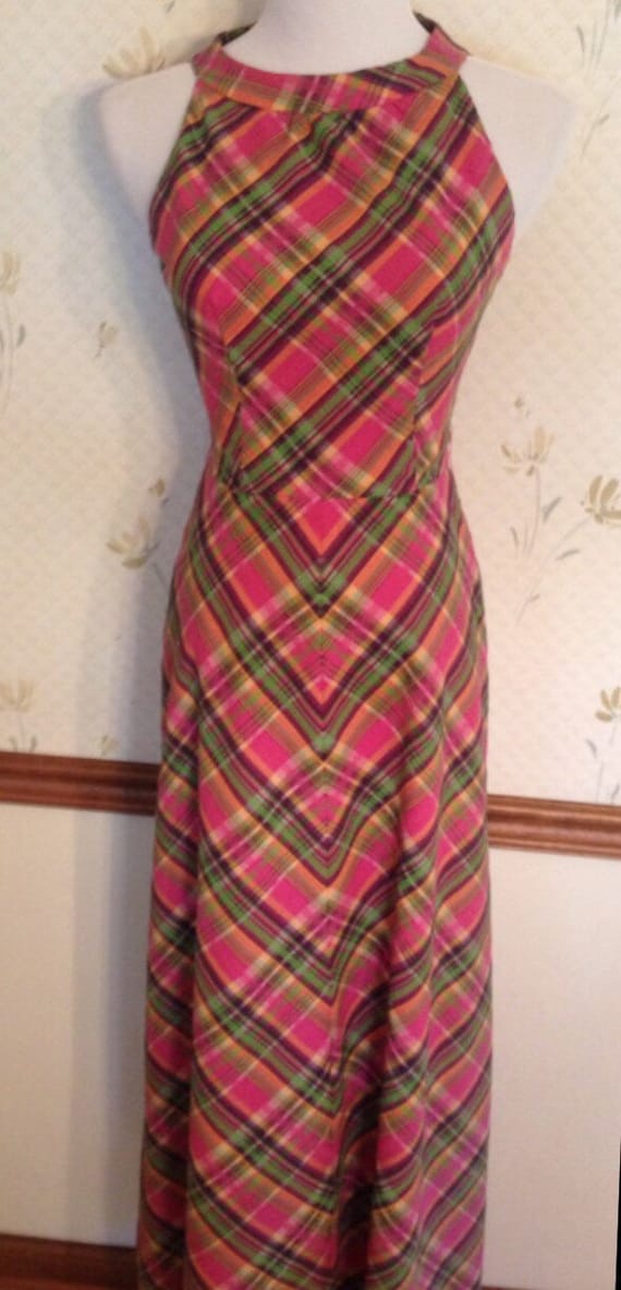 Perfect plaid maxi dress, Fullly lined  Springtim… - image 4