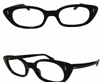 1950’s/60’s Slight Cateye Eyeglass Frames, Made in France, Deadstock/Unworn