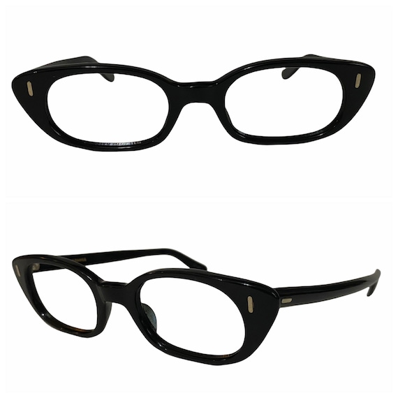 1950’s/60’s Slight Cateye Eyeglass Frames, Made in