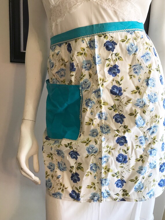 1960's Deadstock Floral Half Apron, Half Apron, Vi
