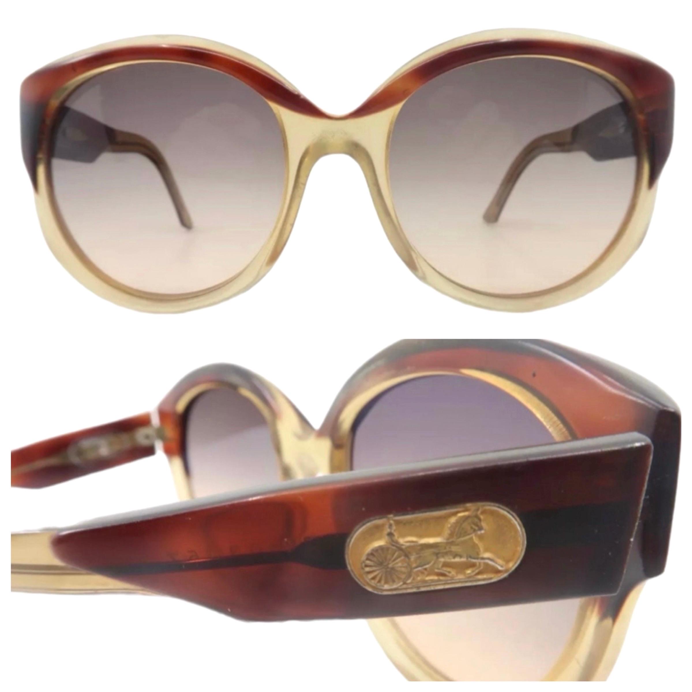 Vintage CELINE Paris Sunglasses, Model 64, Oversized, Made in France 1960 main image 3