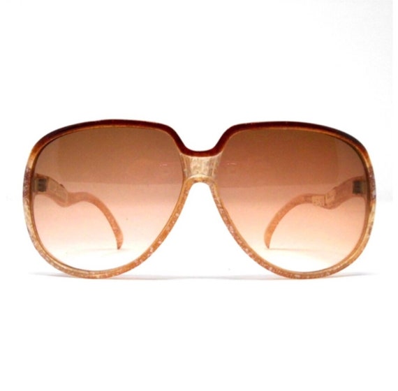 Vintage 1970’s Oversized Sunglasses France, Frenc… - image 2