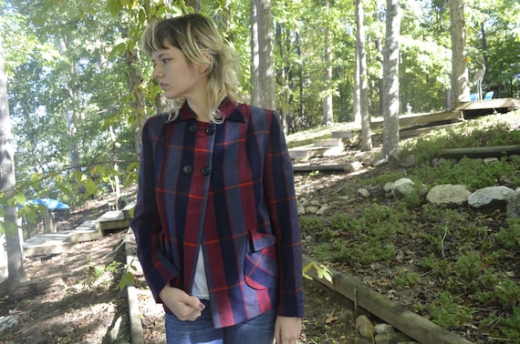 Perfect Vintage Fall or Winter Blazer Boxy Loose