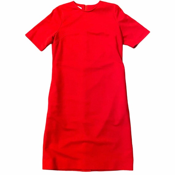 Vintage 1960’s Mod Shift Dress Red Medium, Vintage