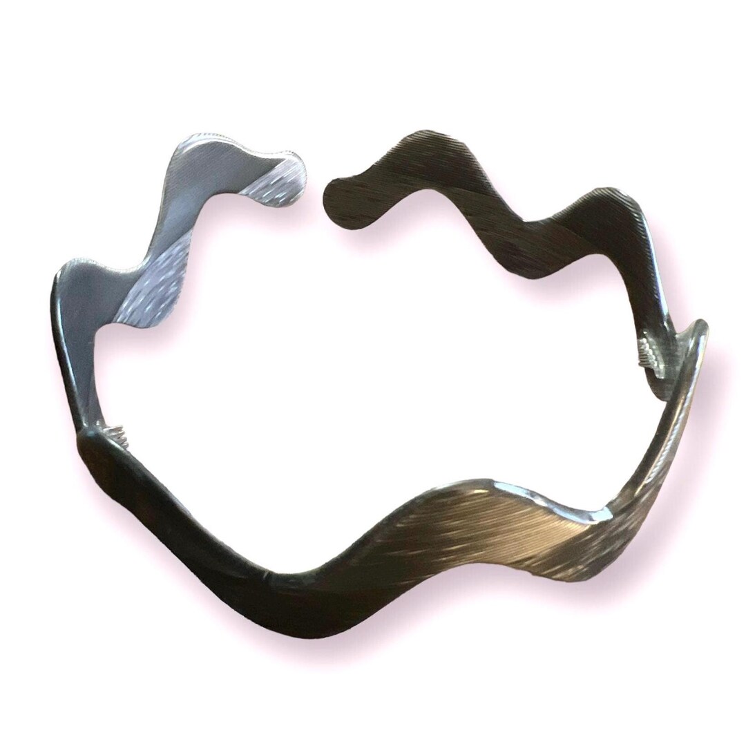 Vintage 1980’s Blue Print French Zig Zag Headband, Deadstock Unworn Zig Zag Headband 2pc- Black & Tort – KITSCH main image 4