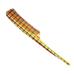 1960’s Vintage Plaid Fine Toothed Comb, Deadstock , Vintage Salon Gift