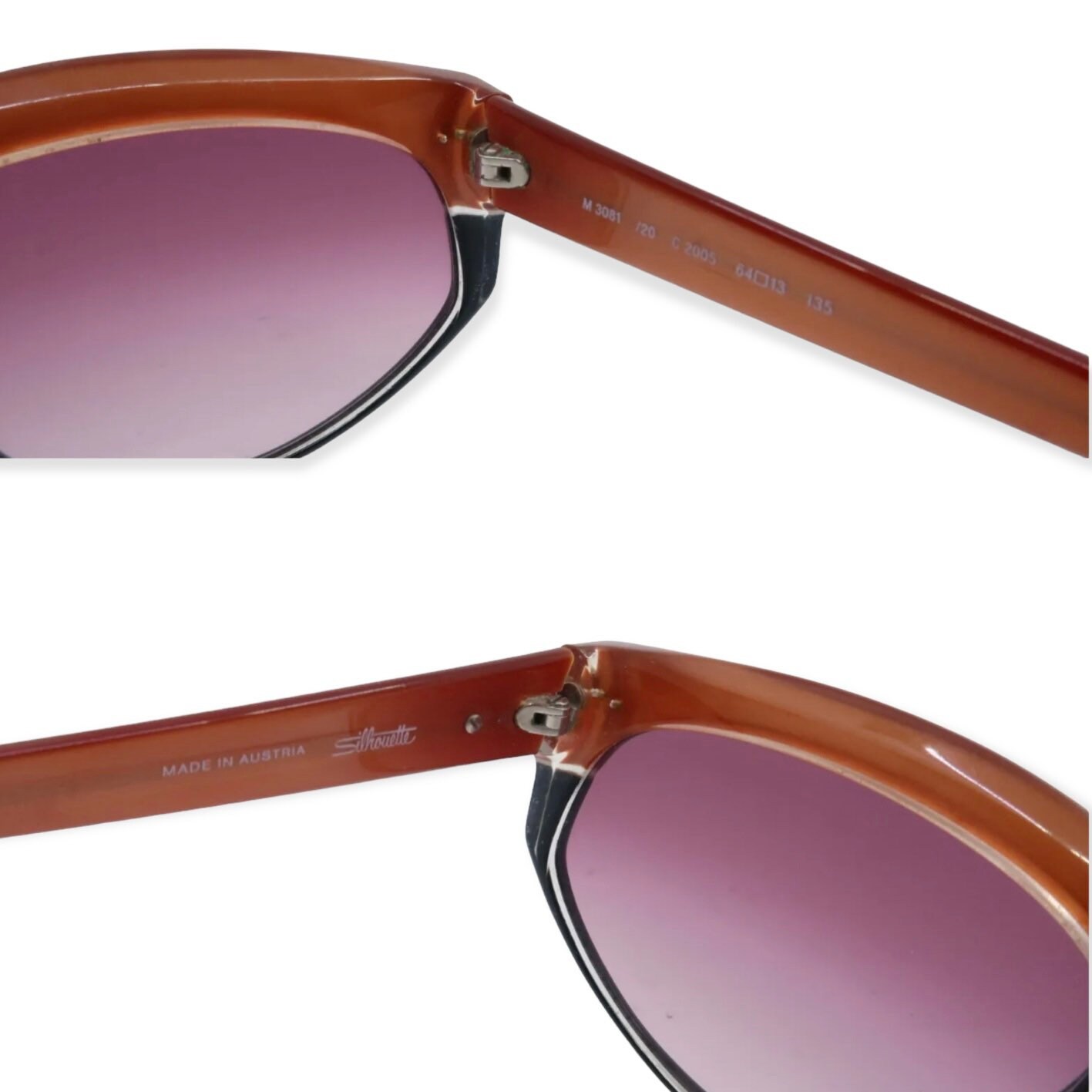 Vintage Silhouette Sunglasses, Mod 3081, Angular Sunglasses  display picture 3
