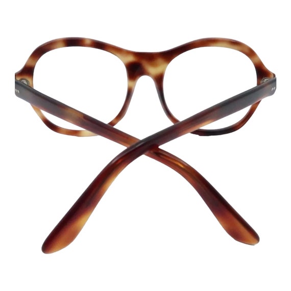 Great Vintage 1970s Brown Eyeglass Frames, Unisex… - image 3