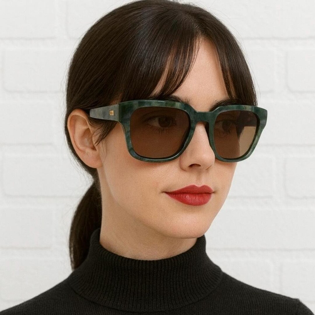 Guy Laroche Vintage Marbled Sunglasses, Made in France  display picture 2