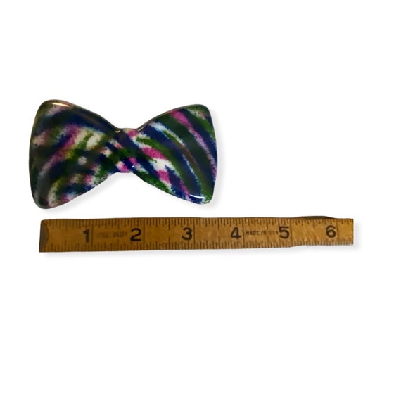 Fun Vintage Colorful French Bow Barrette, French … - image 4