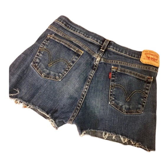 Vintage Levis Cutoff Shorts, Vintage Blue Jean Sh… - image 1