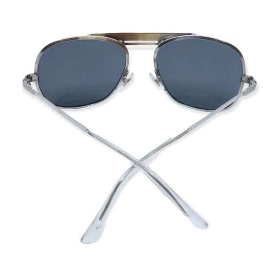 1970s Silhouette Sunglasses, Silver Metal Frame, … - image 2