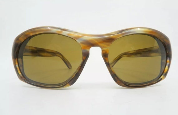 Vintage 1970’s CEMO Sunglasses, Keyhole bridge, M… - image 3