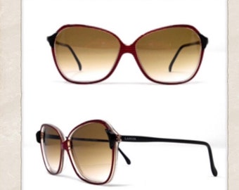 Lanvin Paris Large Statement Sunglasses, Paresian Chic Vintage Sunnies Made in Paris, France, Deadstock Unworn