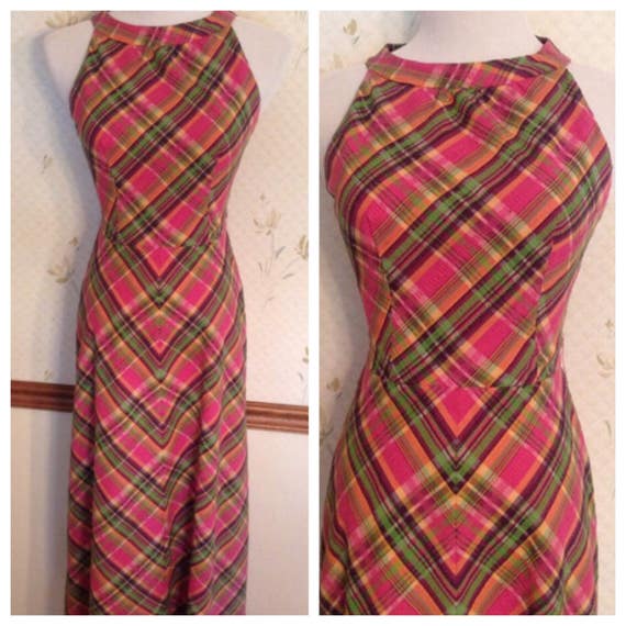 Perfect plaid maxi dress, Fullly lined  Springtim… - image 2