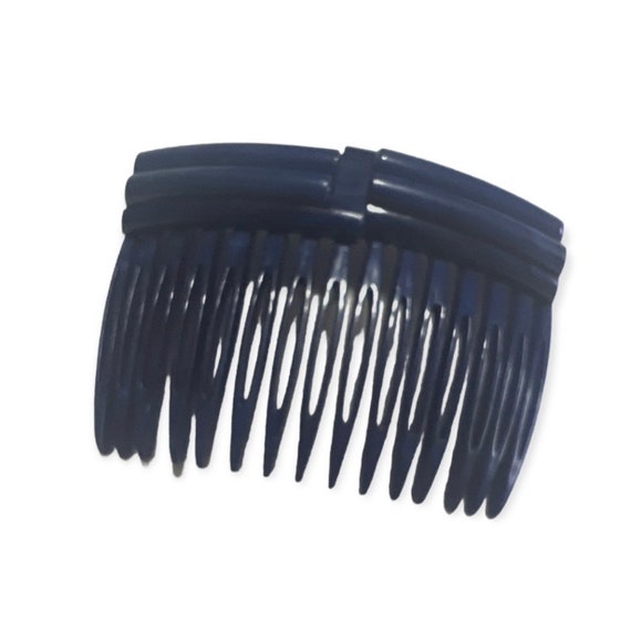 Vintage Carita Paris Blue Hair Comb, Deadstock - image 3