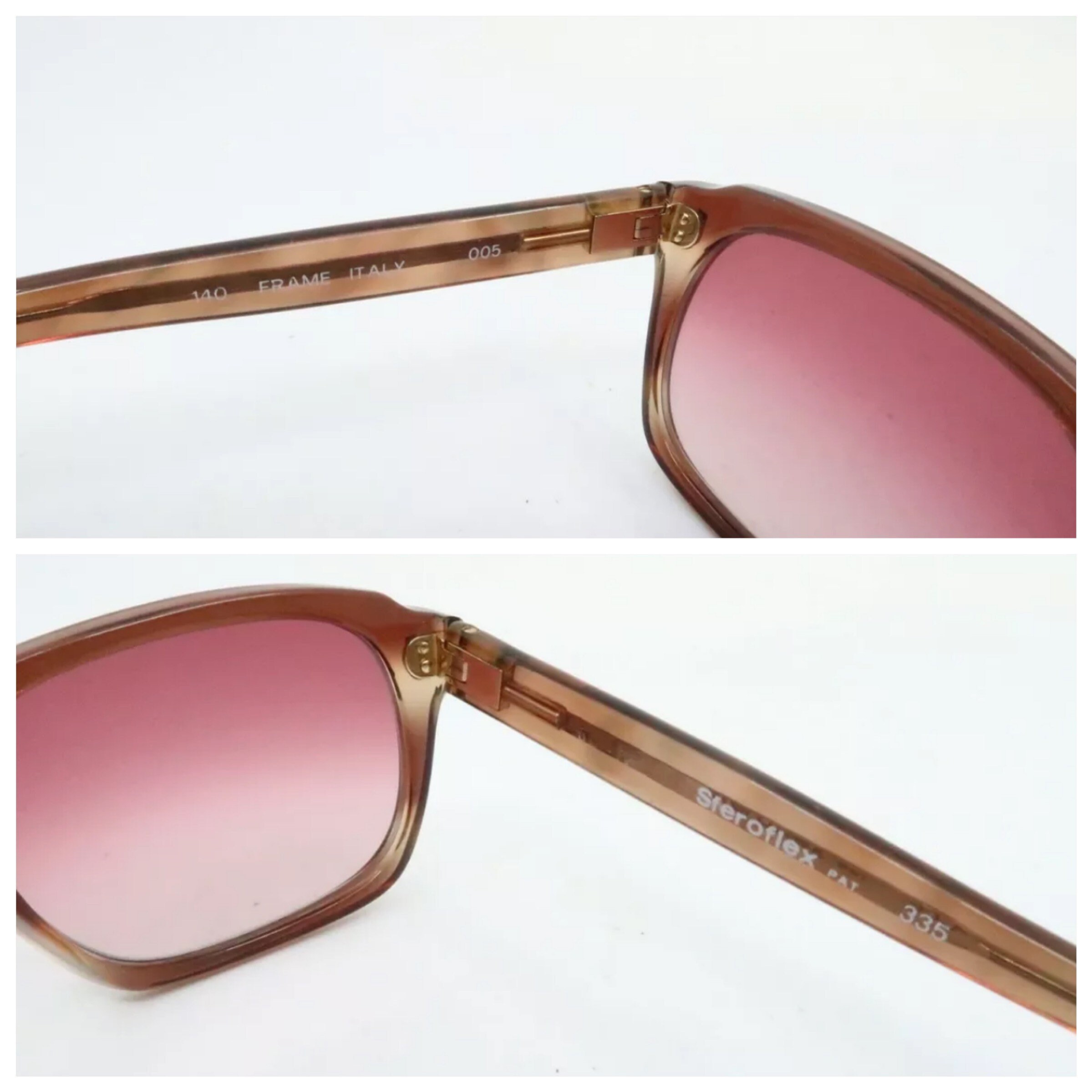 1960’s Vintage Steroflex Italian Sunglasses, Model 005, Made in Italy, Unisex 1960s 140 mm - 150 mm Temple Vintage Sunglasses for sale | eBay main image 4