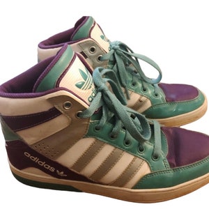 Vintage Adidas High Top Sneakers, Womens US7