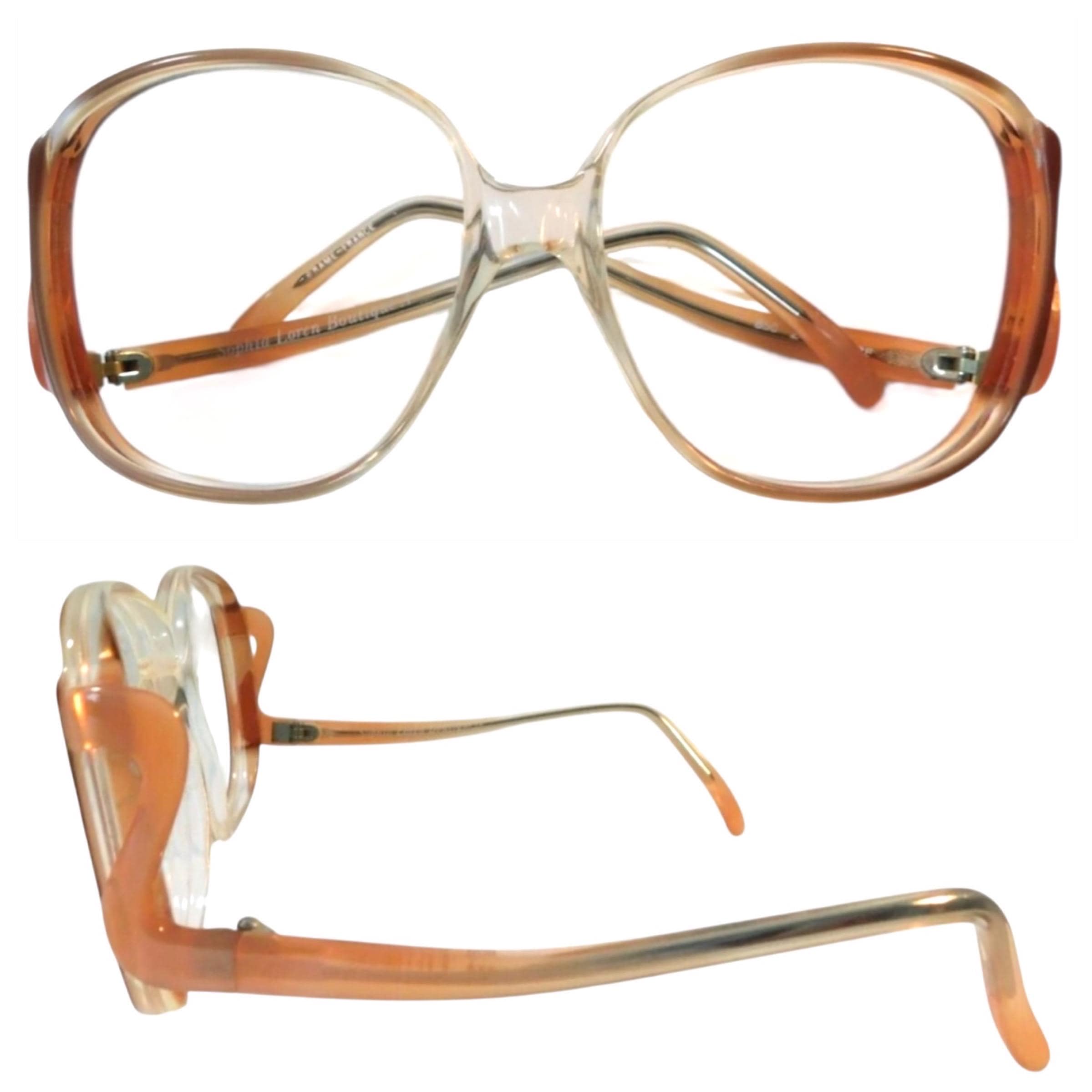 Sophia Loren Zyloware and Saks Fifth Ave Vintage Eyeglasses Lot Vintage Glasses Sophia Lorens BEAU RIVAGE ZYLOWARE 057 Gold  main image 3