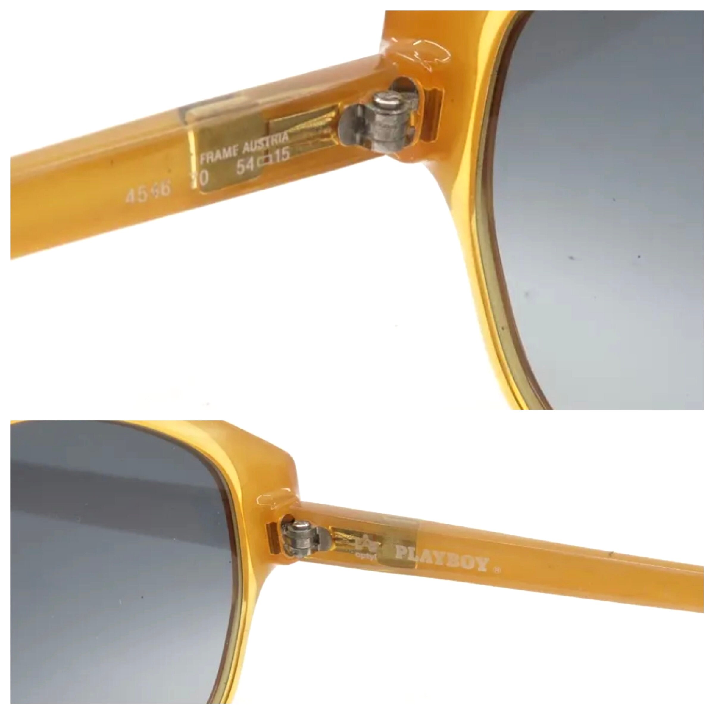 1980’s Playboy‎ Optyl Iconic Sunglasses,  Model 4546 70, Made in Austria 1980 main image 4