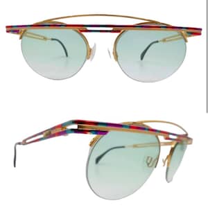 1980’s Iconic Cazal Angular Sunglasses, Model 748, Made in Germany