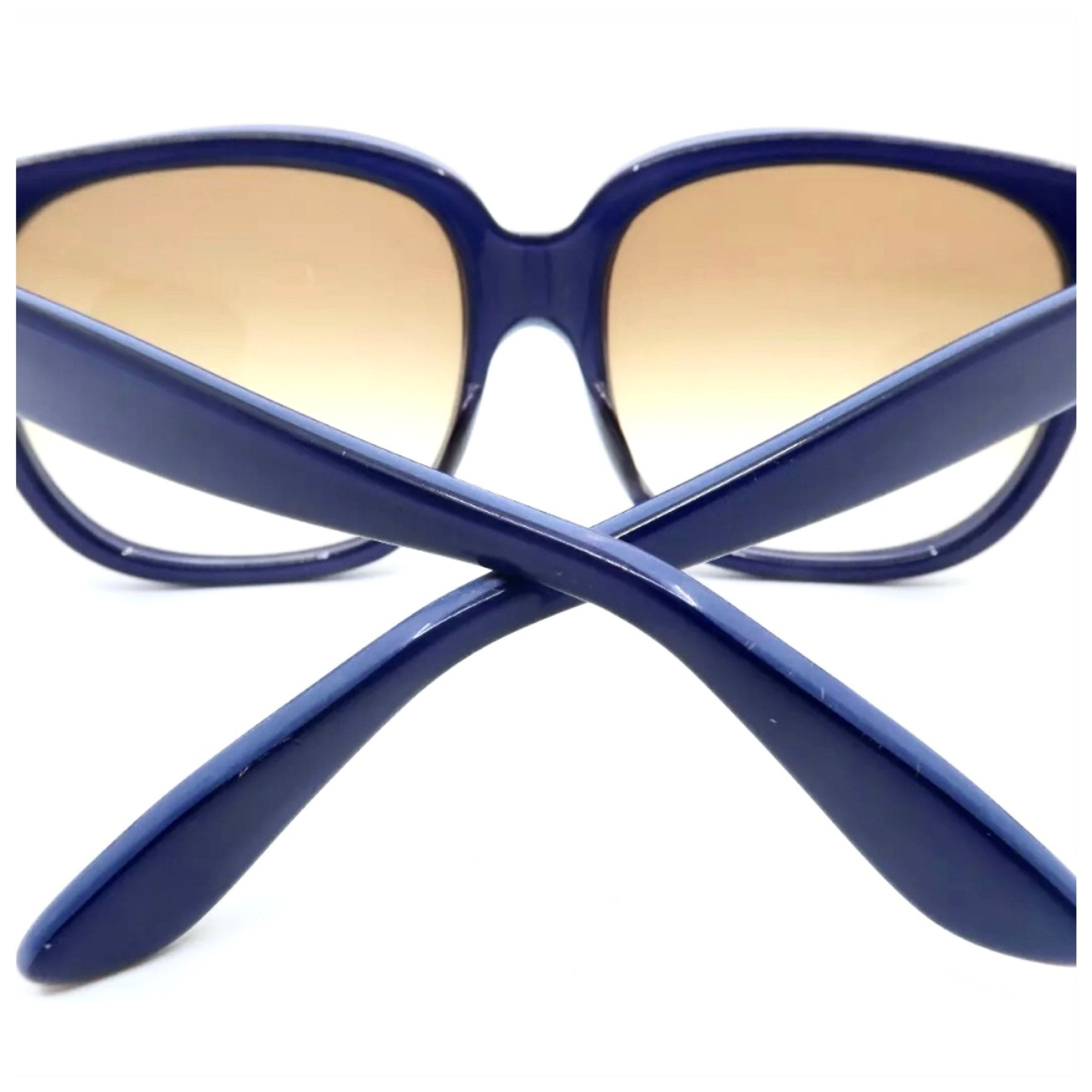 Classic Emmanuelle Khanh Oversized Vintage Purple Sunglasses  display picture 1