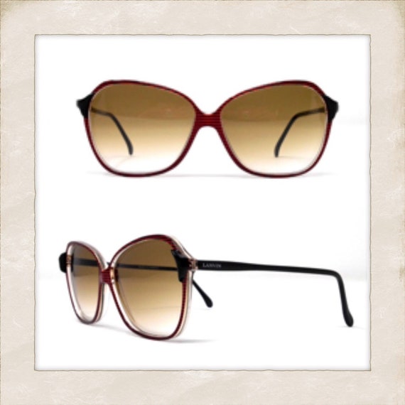 LANVIN Vintage Sunglasses, Deadstock 1970's