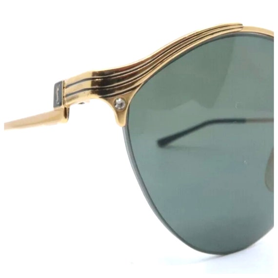 Vintage 1980s Yves Saint Laurent Sunglasses Supra… - image 2