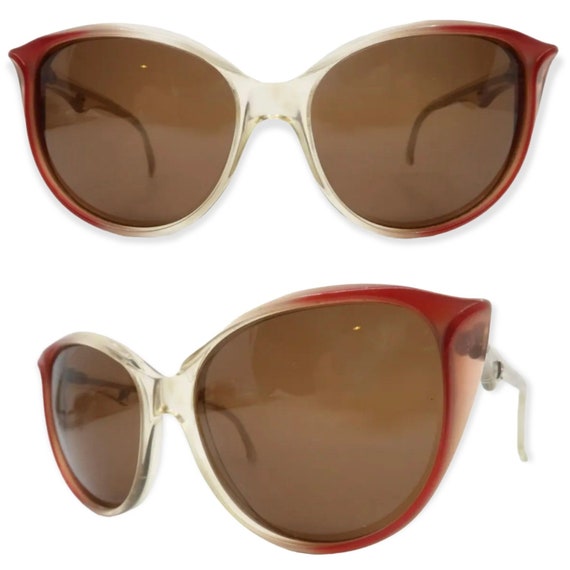 1970s Pierre Cardin Winged Sunglasses, Mod 60810 … - image 3