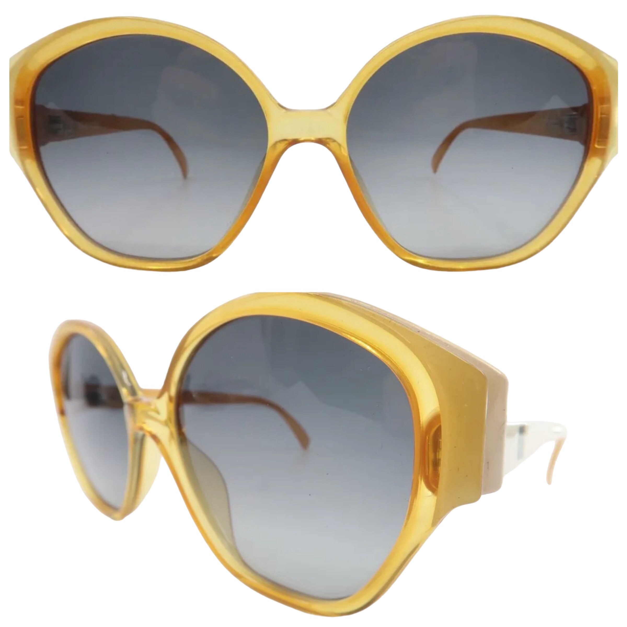 Vintage Playboy Iconic Oversized Optyl Sunglasses, Model 4546 70