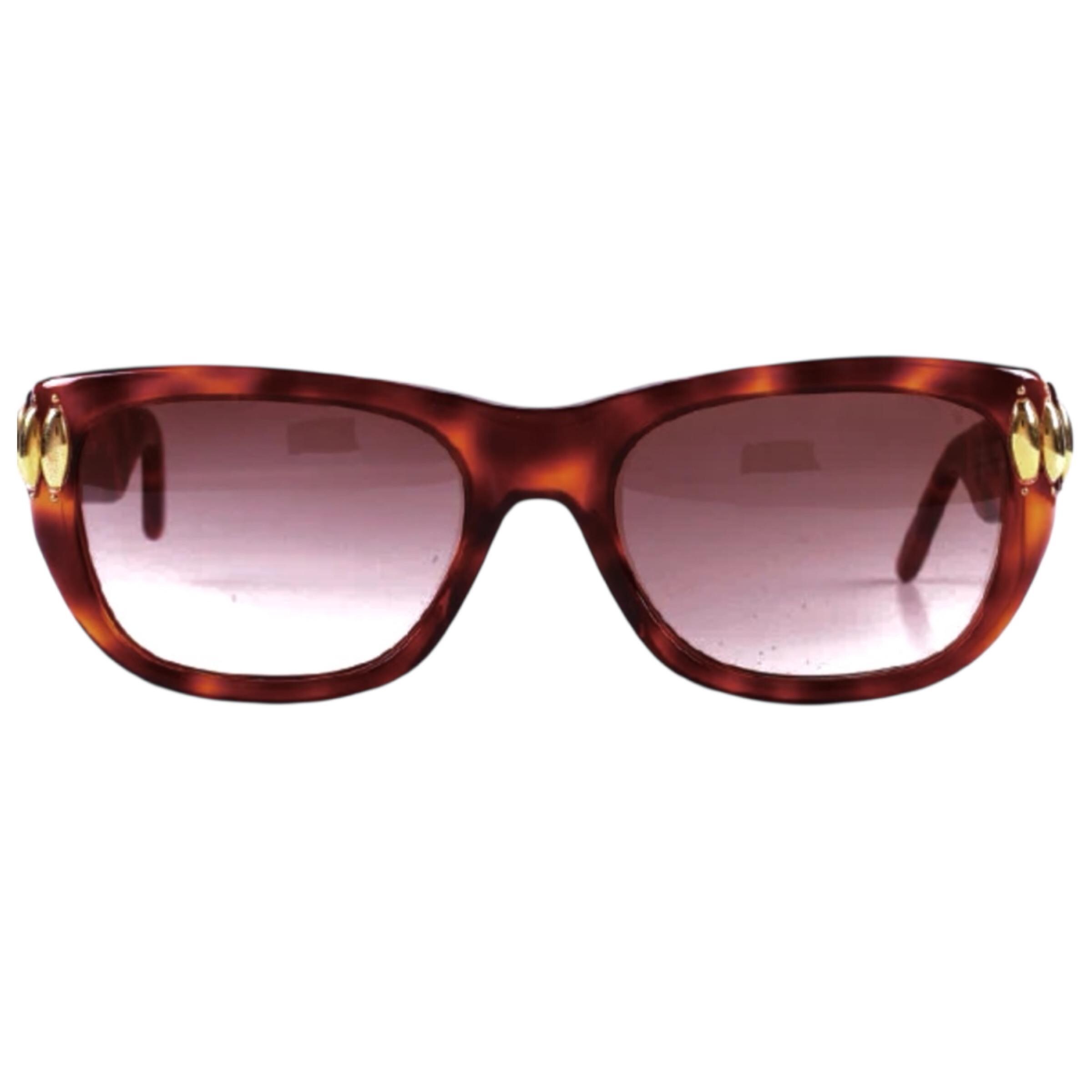 Emmanuele Khanh 119 Sunglasses in Genuine Lizard Color/Tortoiseshell & Gold, HTF Emmanuele Khanh 119 Sunglasses in Genuine Lizard Color  main image 3