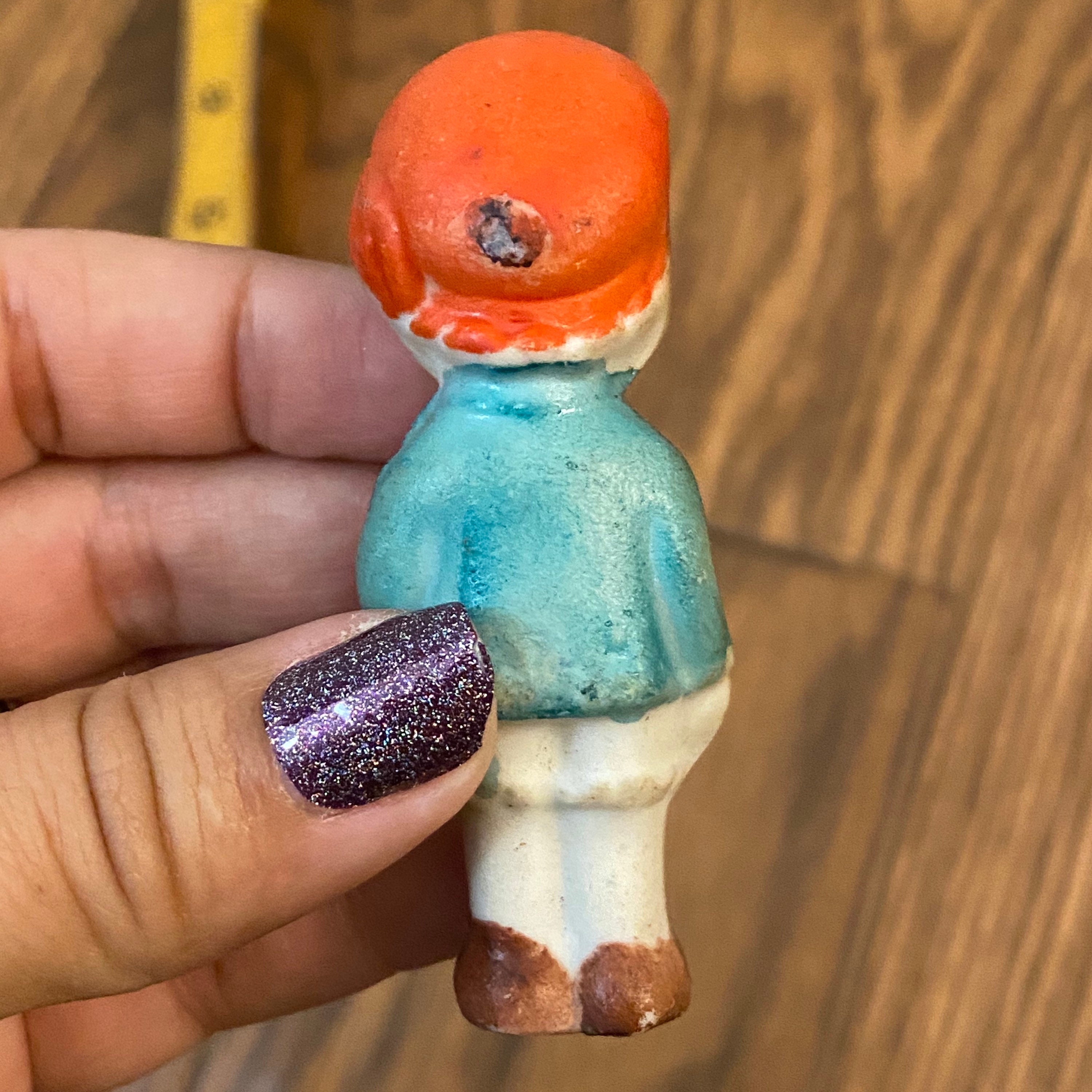 ファッション姫 通販 1930's Vintage Porcelain Bisque Boy Figurine Doll Made in その他