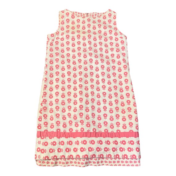 1960’s Mod Pink Reversable Mini Dress, Shift Dres… - image 5