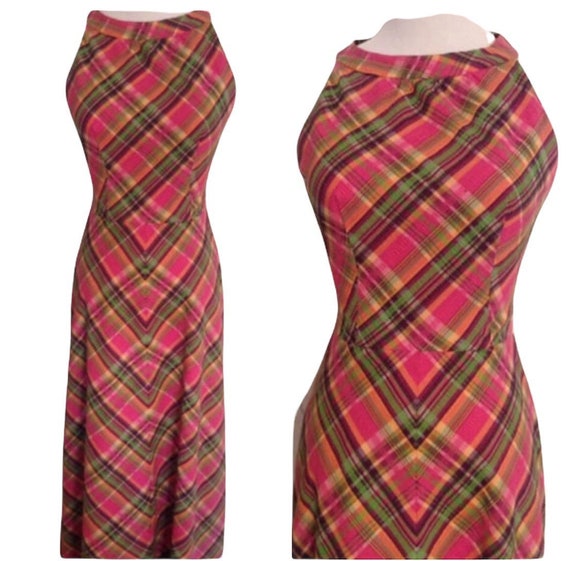 Perfect plaid maxi dress, Fullly lined  Springtim… - image 1