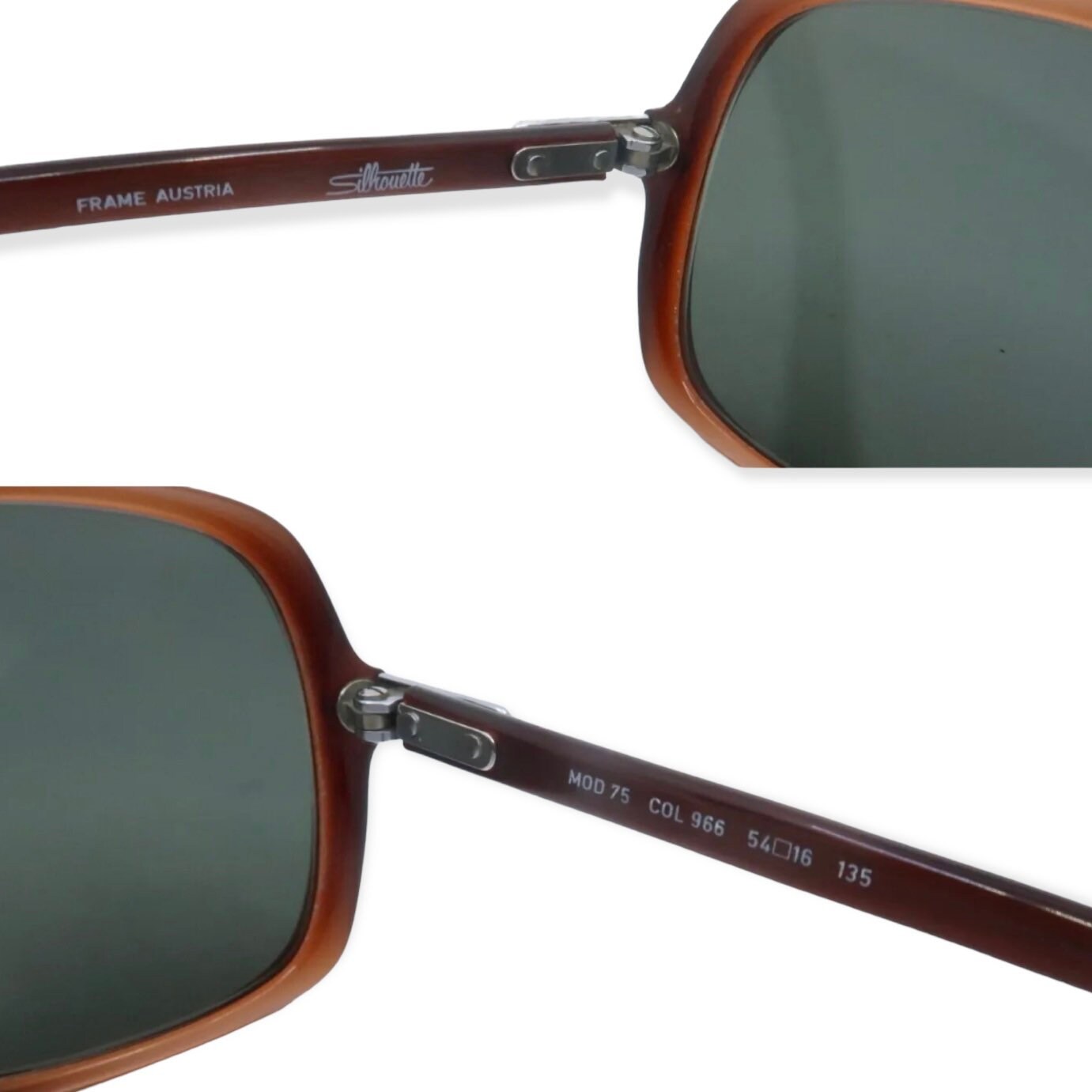 1970’s Silhouette Sunglasses, Mod 75, Made in Austria Killer 1970 main image 2