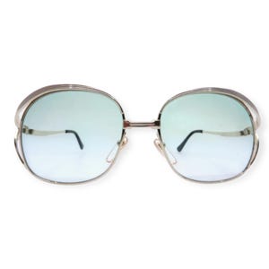 1970’s Christian Dior Silver Framed Metal Sunglasses, Excellent Condition, Unisex Designer Optical