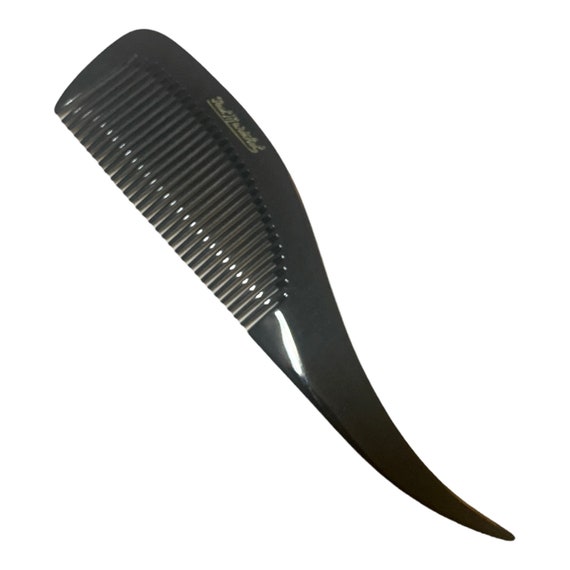 Vintage Paul Marechal Black Curved Rat Tail Comb, Deadstock  display picture 3